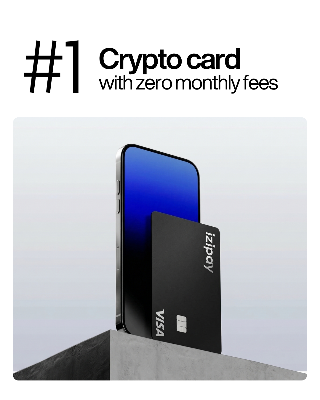 IZIPAY vs Crypto.com Card vs Wirex crypto card comparison 2026