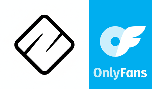 IZIPAY logo next to OnlyFans logo representing private and anonymous crypto payments